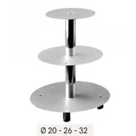 METAL 3 Tortaállvány 3 em. alu.