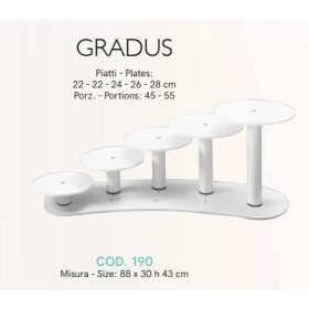 COD 190 Tortaállvány 5 em. GRADUS