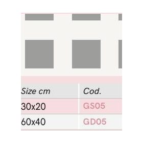 GS05 Szórósablon 20x30cm