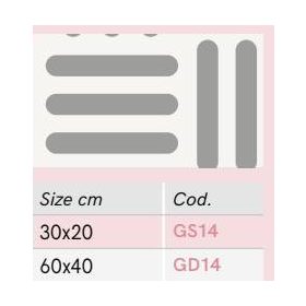 GS14 Szórósablon 20x30cm