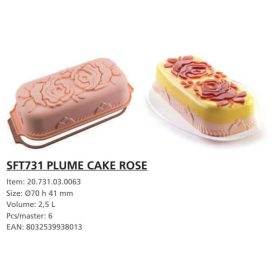 SFT731 Szilikon forma PLUM CAKE ROSE