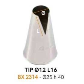 BX2314 Csővég 39x14mm