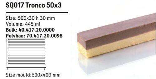 SQ017 Szilikon forma TRONCO