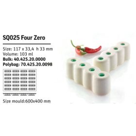 SQ025 Szilikon forma FOUR ZERO