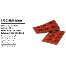 SF003 Szilikon forma SPHERE