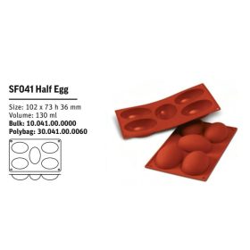 SF041 Szilikon forma HALF EGG