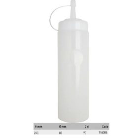 116386 Flakon szószos műa. 70cl átlátszó