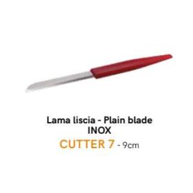 CUTTER7 Kés sima piros