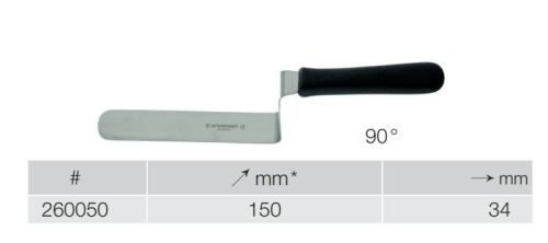 260050 Kenőkés hajlított 90°-ban 15cm