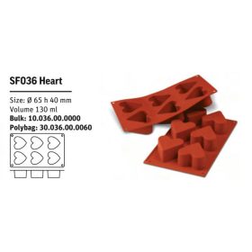 SF036 Szilikon forma HEART