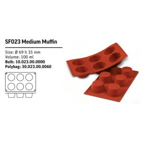 SF023 Szilikon forma MEDIUM MUFFIN