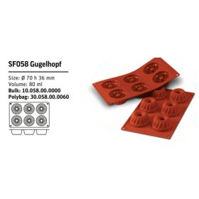 SF058 Szilikon forma GUGELHOPF
