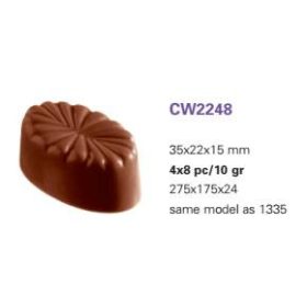 2248 Bonbon forma rózsa 12gr D28x20mm