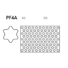 PF4/A Kiszúró keret csillag 4cm