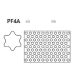 PF4/A Kiszúró keret csillag 4cm