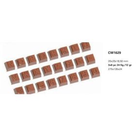 1629 Bonbon forma XYZ 12gr 26x26x18,5mm