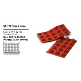 SF074 Szilikon forma SMALL ROSE