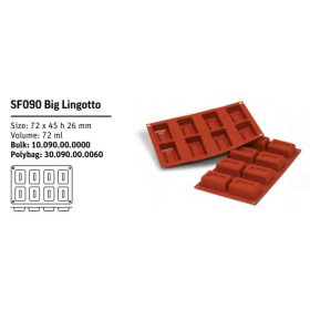 SF090 Szilikon forma BIG LINGOTTO