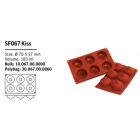 SF067 Szilikon forma KISS