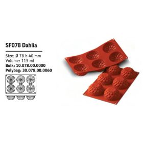 SF078 Szilikon forma DAHLIA