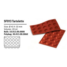 SF013 Szilikon forma TARTELETTE