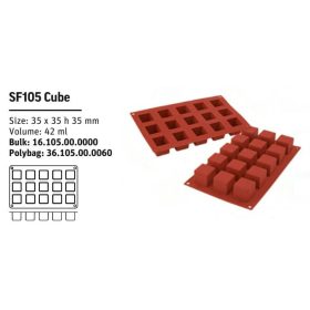 SF105 Szilikon forma CUBE