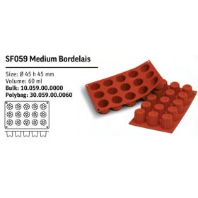 SF059 Szilikon forma MEDIUM BORDELAIS
