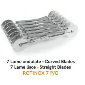 ROTAPINOX7P/O Állítható tésztavágó dupla