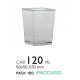 PMOCU002 Pohár desszerthez120ml 100db/cs