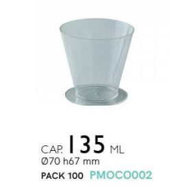 PMOCO002 Pohár desszerthez135ml 100db/cs