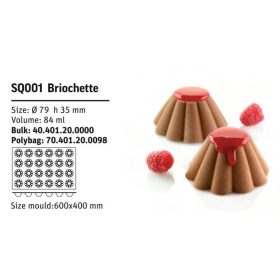 SQ001 Szilikon forma BRIOCHETTE