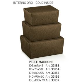 33154 Bonbon doboz  marrone ballottini