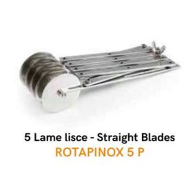 ROTAPINOX5/P Állítható tésztavágó sima