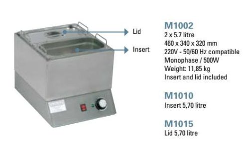 M1002 Csokoládé melegentartó 2x5,7 l