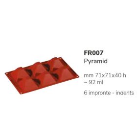 FR007 Szilikon forma PYRAMID