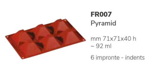 FR007 Szilikon forma PYRAMID