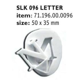   SLK096 Cukor és marcipán mintázó forma BETŰ "N"