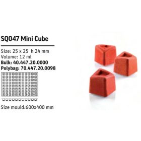 SQ047 Szilikon forma MINI CUBE