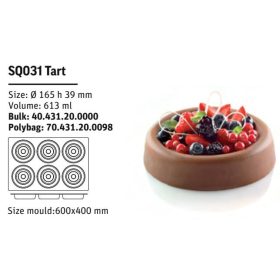 SQ031 Szilikon forma TART