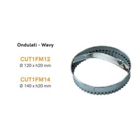 CUT1FM14 cm Kiszúró kerek cakkos fogóval