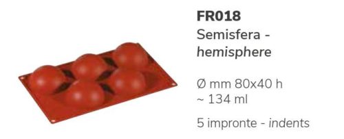 FR018 Szilikon forma SEISFERA