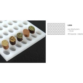 LS04 Szilikon praliné forma ovális