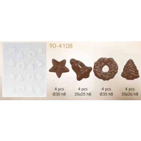 90-4108 Csokoládé forma PE