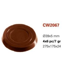 2067 Bonbon forma tallér 7gr o39x5mm