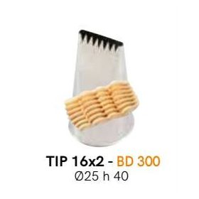 BD300 Csővég 16x2mm