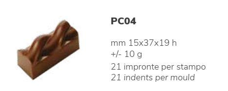 PC04 Bonbon forma 10gr.