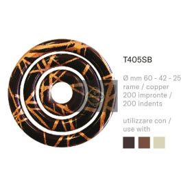 T405 Csokoládé sablon kerek 600db/cs