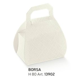 13902 Bonbon doboz fehér bianco borsa