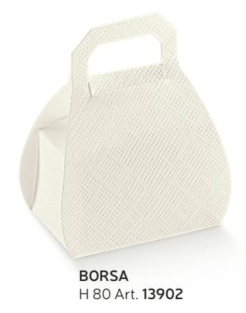 13902 Bonbon doboz fehér bianco borsa