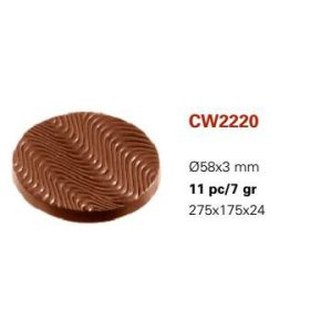 2220 Bonbon forma 7gr. o58x3mm tallér